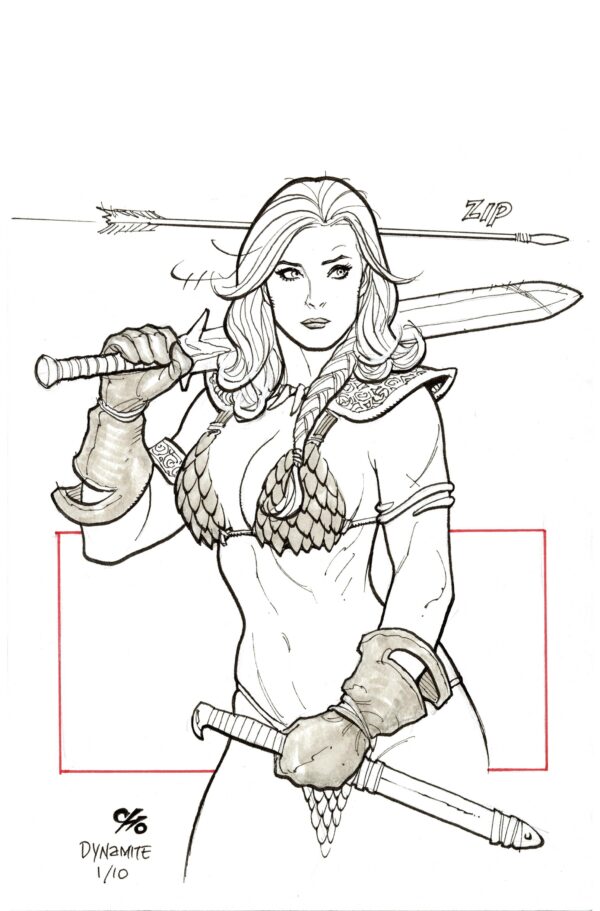 INVINCIBLE RED SONJA #6: Frank Cho virgin cover T