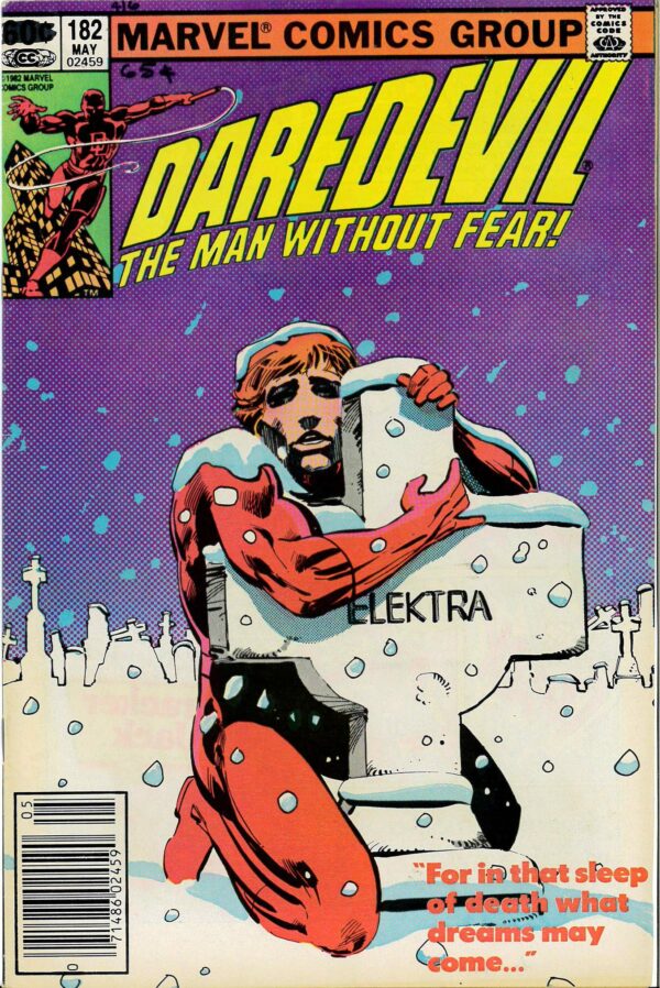 DAREDEVIL (1964-2018 SERIES) #182: Frank Miller – Newsstand Edition – VF