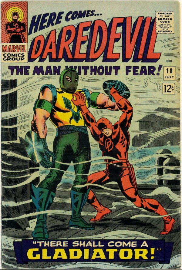 DAREDEVIL (1964-2018 SERIES) #18: 1st appearance Gladiator – FN/VF