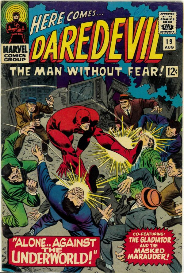 DAREDEVIL (1964-2018 SERIES) #19: 2nd appearance Gladiator – VF