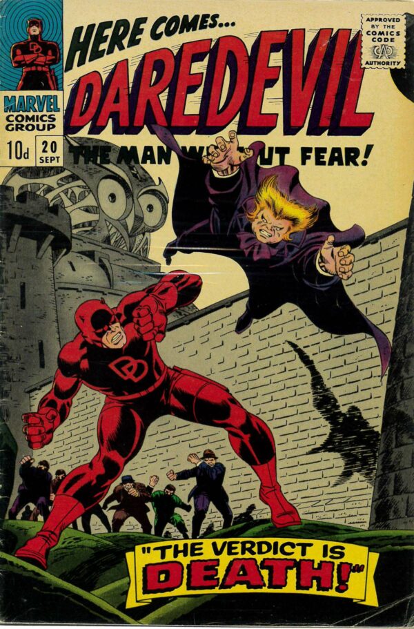 DAREDEVIL (1964-2018 SERIES) #20: Gene Colan: UK variant: Owl: VF