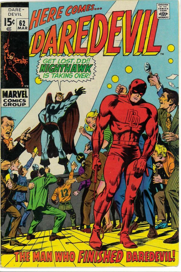 DAREDEVIL (1964-2018 SERIES) #62: Origin Nighthawk – VF/NM