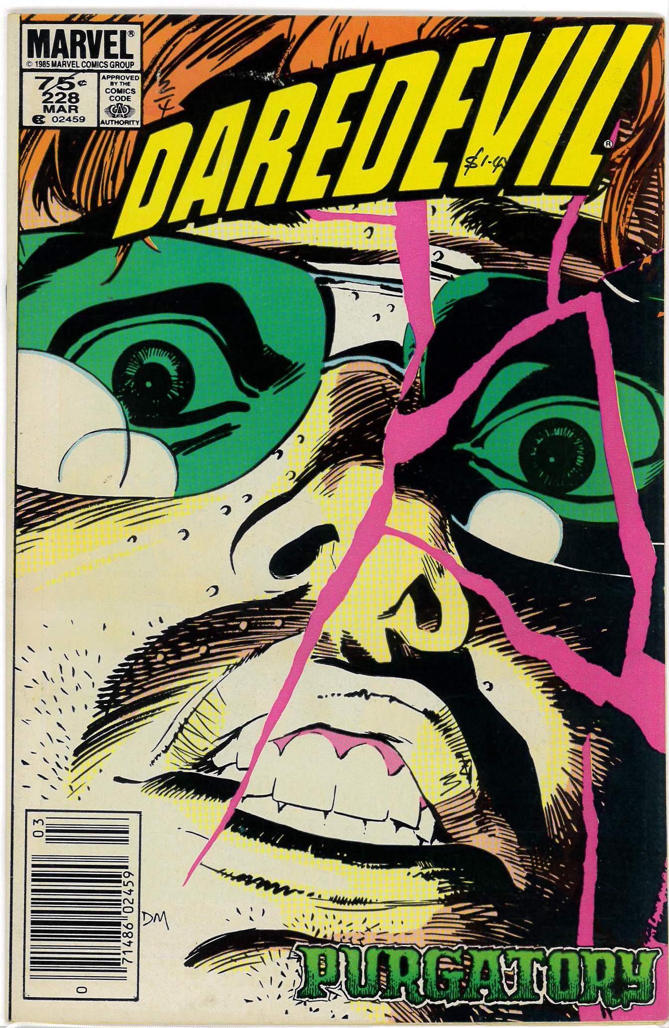 DAREDEVIL (1964-2018 SERIES) #228: Frank Miller: Newsstand: Born Again 2/7: VF DAREDEVIL (1964-2018 SERIES) #228: Frank Miller: Newsstand: Born Again 2/7: VF