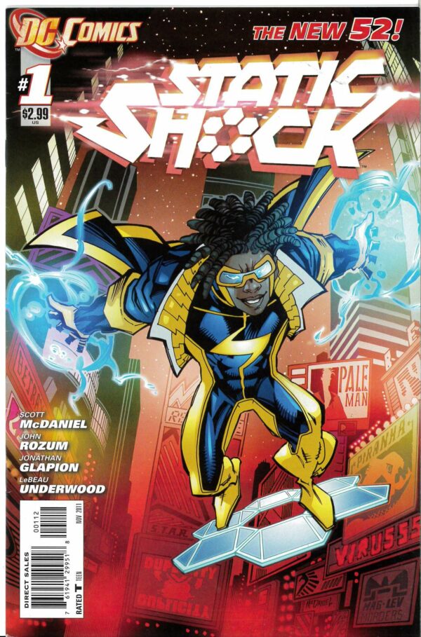 STATIC SHOCK #2001: 2nd Print Variant – NM