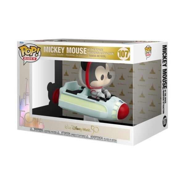 POP RIDES VINYL FIGURE #107: Mickey at Space Mountain Ride 50th Anniversary: Disney World