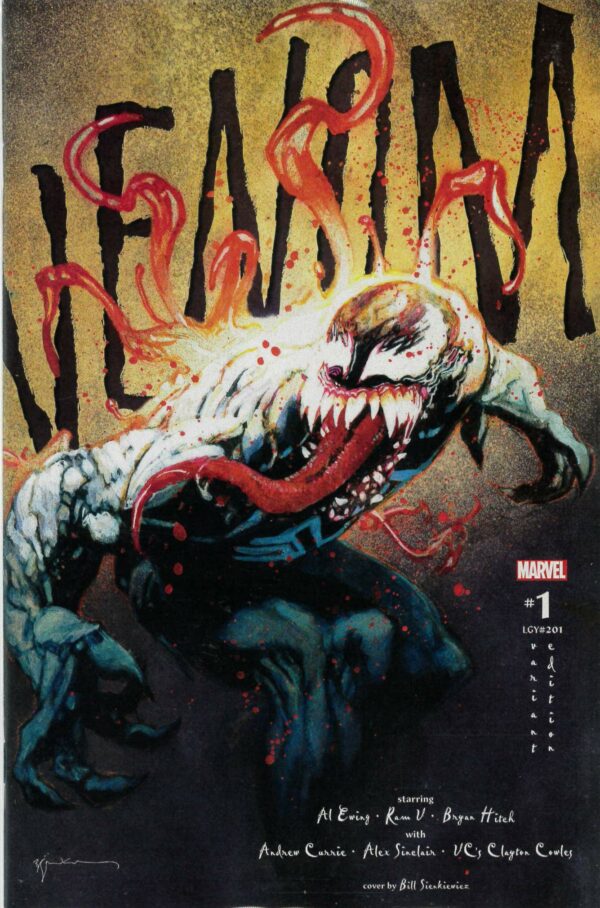 VENOM (2021 SERIES) #1: Bill Sienkiewicz cover