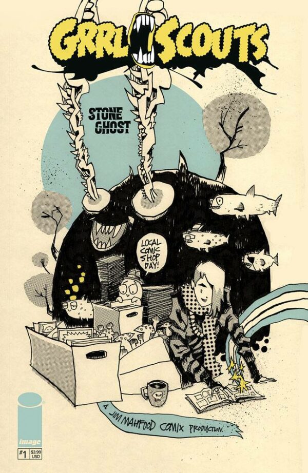 GRRL SCOUTS: STONE GHOST #1: Jim Mahfood LCSD 2021 cover C