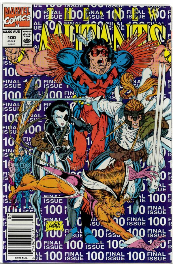 NEW MUTANTS (1982 SERIES: AUSTRALIAN PRICE VARIANT #100: 1st app X-Force – 9.2 (NM)