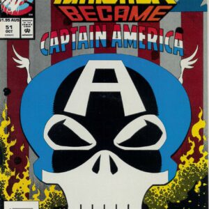 WHAT IF (1989: AUSTRALIAN PRICE VARIANT – APV) #51: Punisher became Captain America – NM