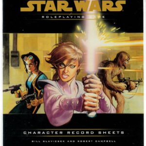 STAR WARS RPG #1795: Character Record Sheets – Brand New (NM) – WotC/TSR 11795
