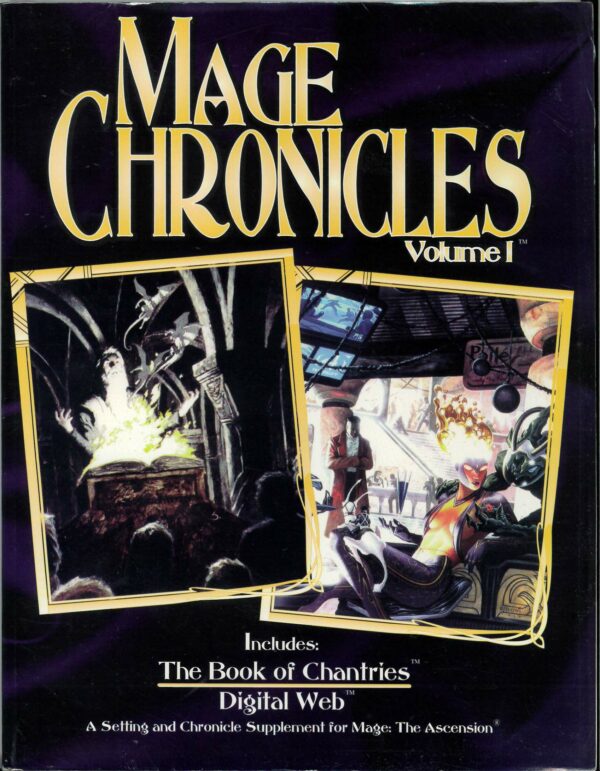 MAGE RPG #4013: Mage Chronicles 1: Book of Chantries Digital Web – NM – 4013