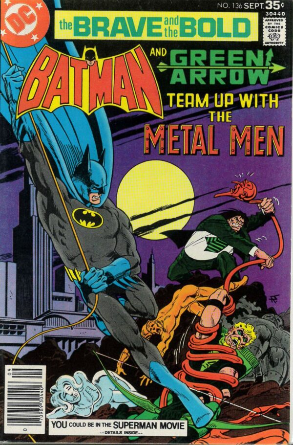 BRAVE AND THE BOLD (1955-1983 SERIES) #136: Batman and Green Arrow with the Metal Men (NM)