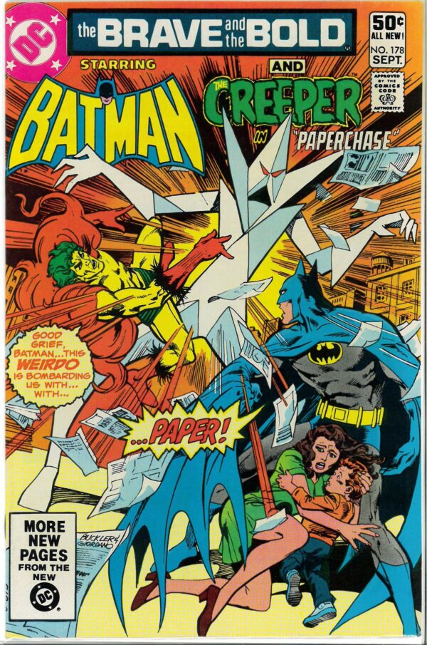BRAVE AND THE BOLD (1955-1983 SERIES) #178: Batman & The Creeper – VF/NM