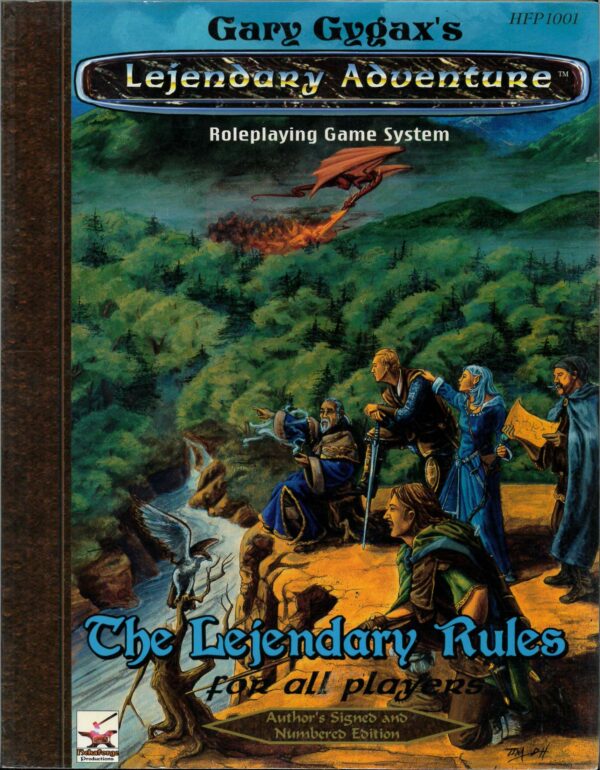 LEJENDARY RPG, GARY GYGAX’S #1001: Core Rules for all players (Brand New) NM – 1001