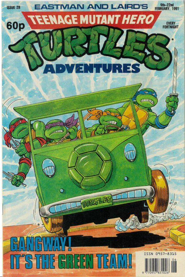 TEENAGE MUTANT NINJA TURTLES ADVENTURES COMIC (UK) #28: NM