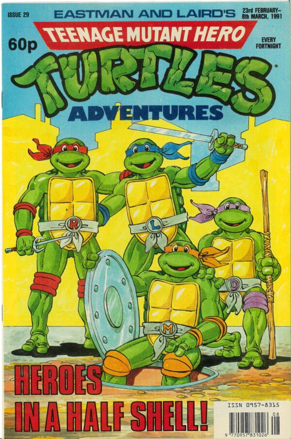 TEENAGE MUTANT NINJA TURTLES ADVENTURES COMIC (UK) #29: NM