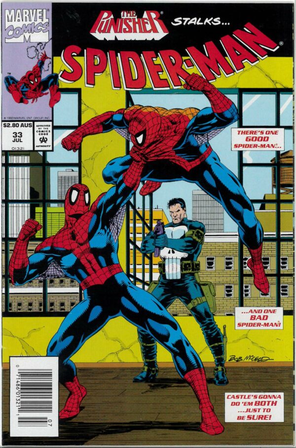 SPIDER-MAN (1990: AUSTRALIAN PRICE VARIANT APV) #33: NM