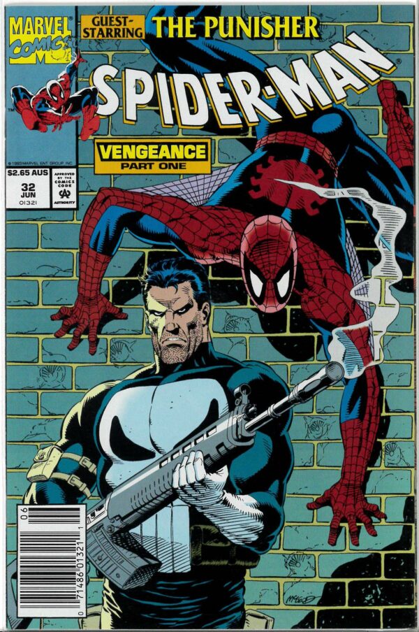 SPIDER-MAN (1990: AUSTRALIAN PRICE VARIANT APV) #32: NM