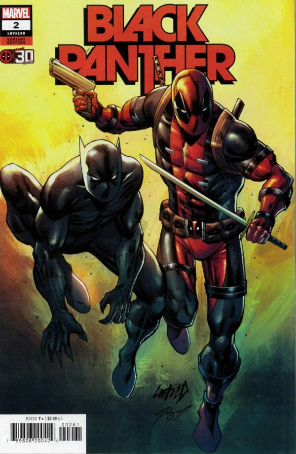 BLACK PANTHER (2021 SERIES) #2: Rob Liefeld Deadpool 30th Anniversary cover