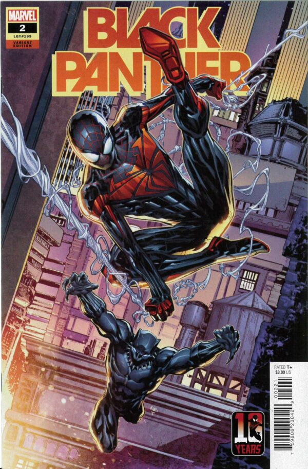 BLACK PANTHER (2021 SERIES) #2: Ken Lashley Miles Morales 10th Anniversary cover
