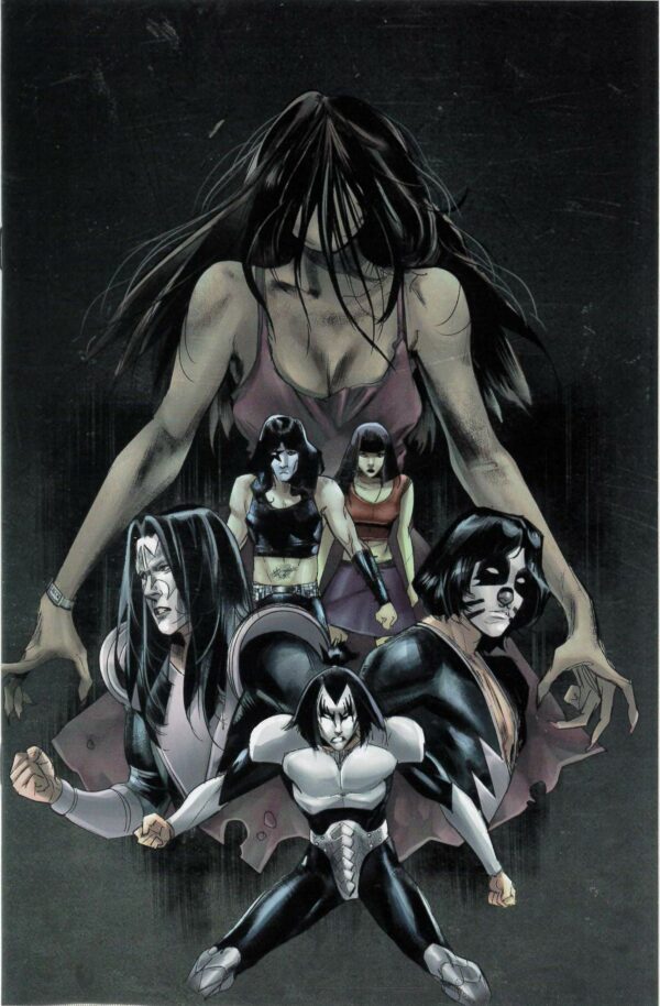 KISS: PHANTOM OBSESSION #4: Stuart Sayger B&W Line Art cover G