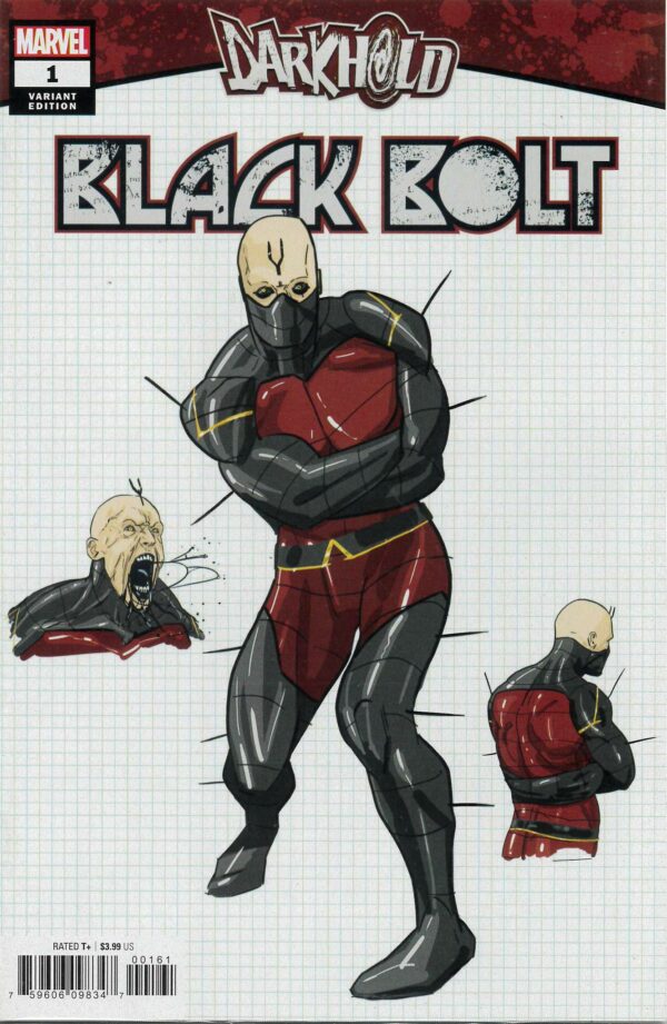 DARKHOLD (ONE SHOTS) #3: Black Bolt #1 (Cian Tormey Design cover)