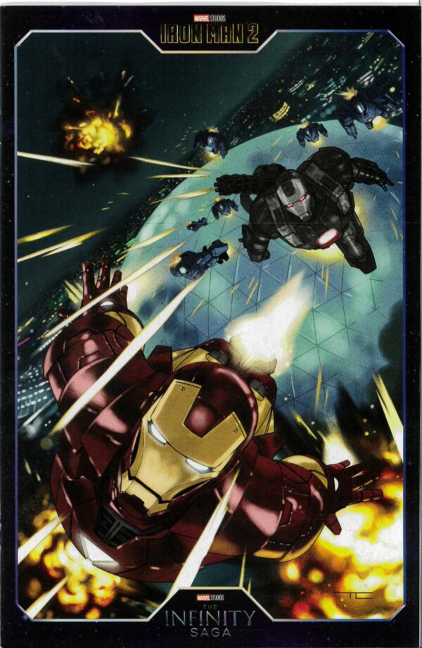 CAPTAIN AMERICA/IRON MAN #1: Taurin Clarke Iron Man 2 Infinity Saga cover