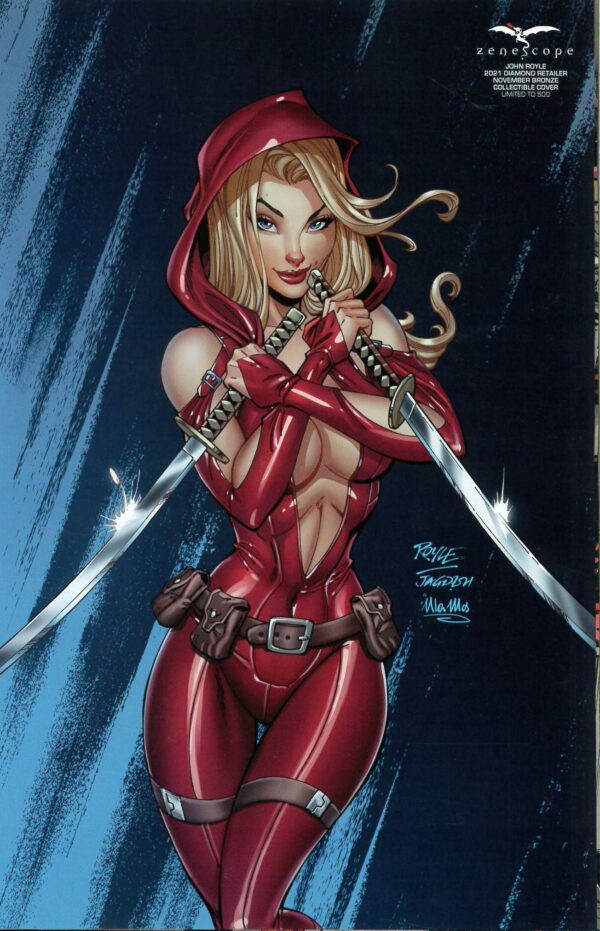 VAN HELSING: RETURN OF THE LEAGUE OF MONSTERS #1: John Royle 2021 Diamond Retailer Bronze Novmber cover (500)