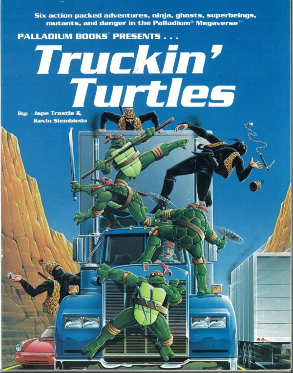 TEENAGE MUTANT NINJA TURTLES RPG & OTHER STRANGE #509: Truckin’ Turtles – Brand New (NM) – 509