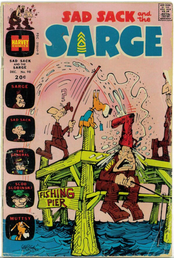 SAD SACK AND THE SARGE (1957-1982 SERIES) #98: GD/VG