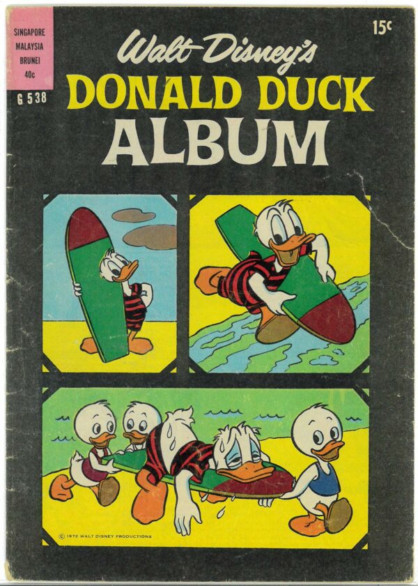 WALT DISNEY’S COMICS GIANT (G SERIES) (1951-1978) #538: Donald Duck Album – GD/VG