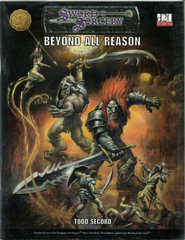 SWORD & SORCERY RPG #6003: Beyond All Reason (Monte Cook) – Brand New (NM) – 16003
