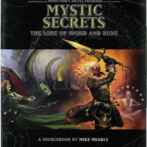 SWORD & SORCERY RPG #6144: Mystic Secrets The Lore of Word & Rune – Brand New – 16144
