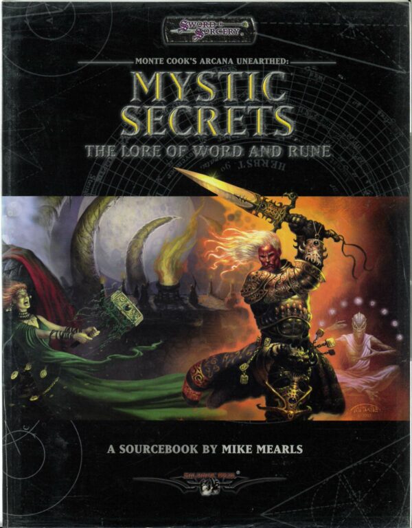 SWORD & SORCERY RPG #6144: Mystic Secrets The Lore of Word & Rune – Brand New – 16144