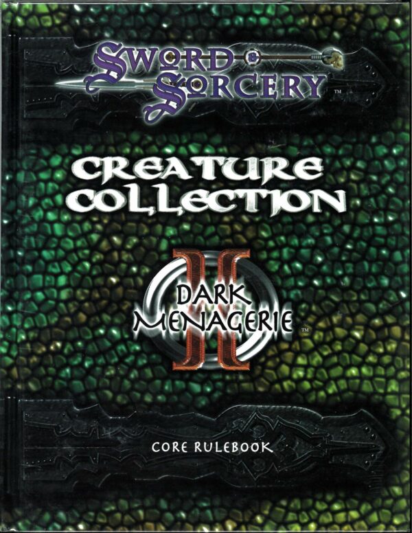 SWORD & SORCERY RPG #8301: Creature Collection II Dark Menagerie HC (Brand New) – 8301