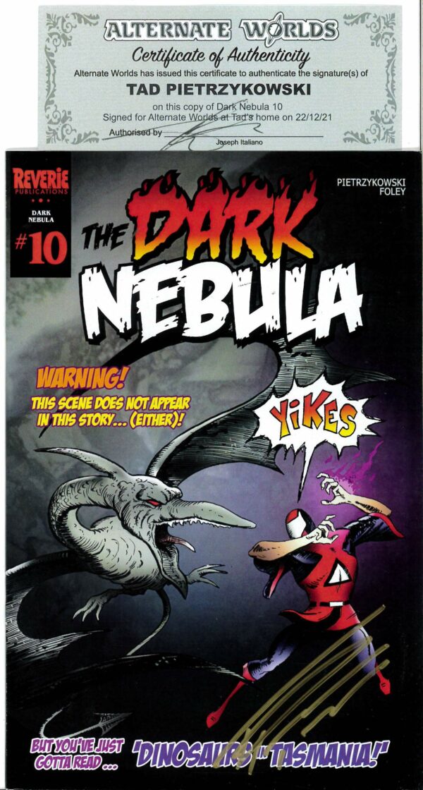 DARK NEBULA #10: Signed by Tad Pietrzykowski (COA) variant cover