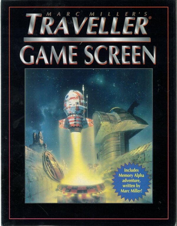 TRAVELLER RPG (4TH EDITION REVISED) #1510: Game Screen (plus Memory Alpha Adv) – Brand New (NM) – 1510