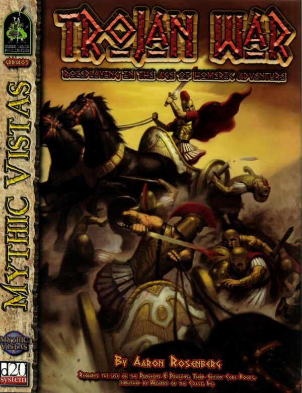 DUNGEONS AND DRAGONS 3.5 EDITION #1405: Trojan War Core Rules D20 – Brand New (NM) – 1405