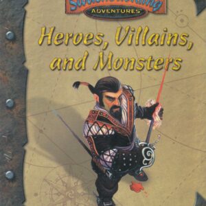 SWASHBUCKLING ADVENTURES RPG #8551: Heroes, Villains & Monsters – Brand New (NM) – D20 – 8551