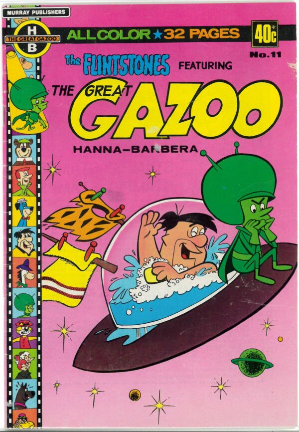 HANNA-BARBERA FLINTSTONES FEATURING GREAT GAZOO #11: VG/FN
