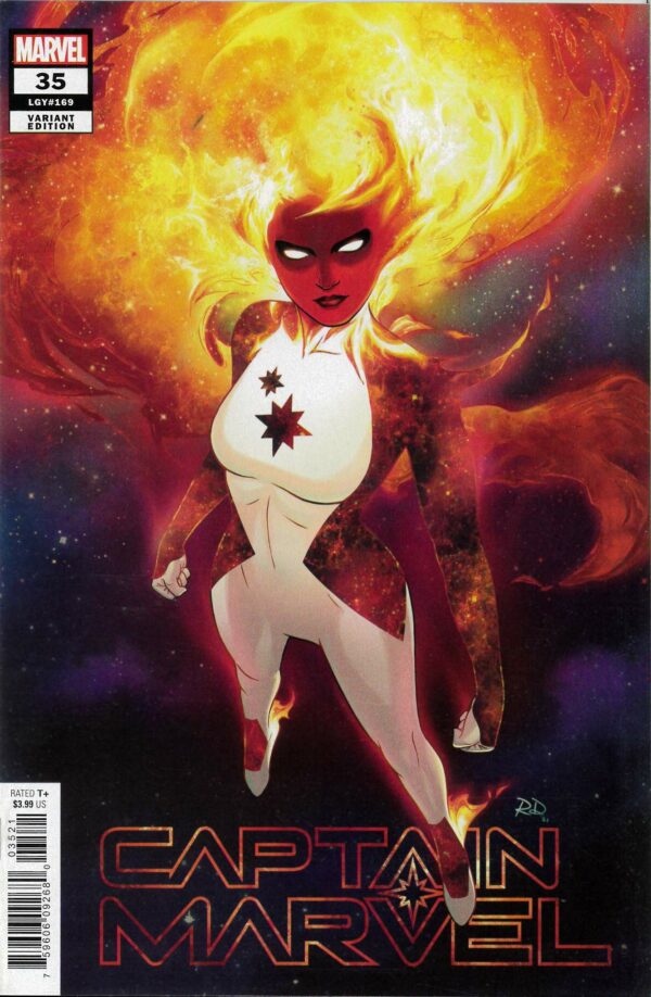 CAPTAIN MARVEL (2019 SERIES) #35: Russell Dauterman Spoiler cover