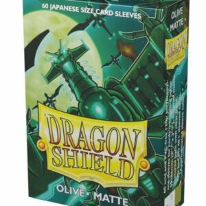 DRAGON SHIELD CARD SLEEVES (JAPANESE 60 PACK YGO) #28: Olive Matte