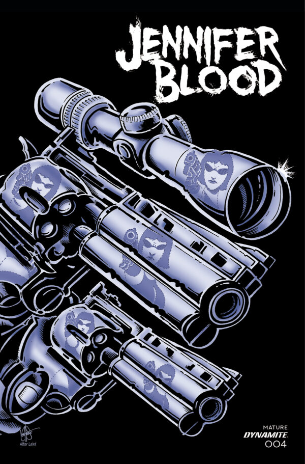 JENNIFER BLOOD (2021 SERIES) #4: Ken Haeser TMNT Homage cover L