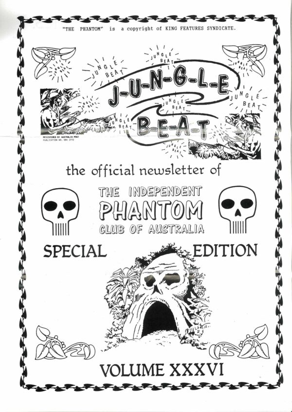 JUNGLE BEAT (PHANTOM FANZINE) #36: NM