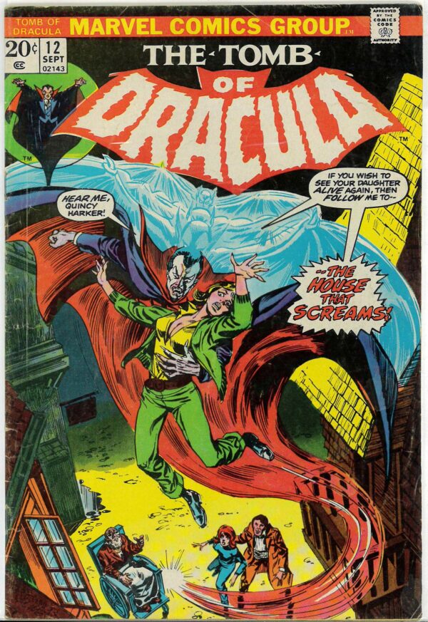 TOMB OF DRACULA #12: 2nd appearance of Blade – VG