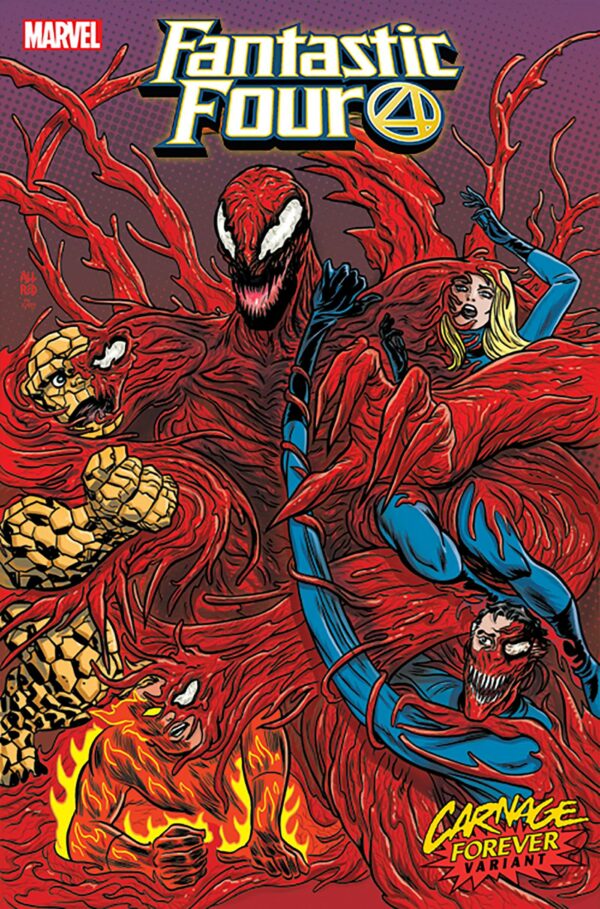 FANTASTIC FOUR (2018-2022 SERIES) #42: Mike Allred Carnage Forever cover
