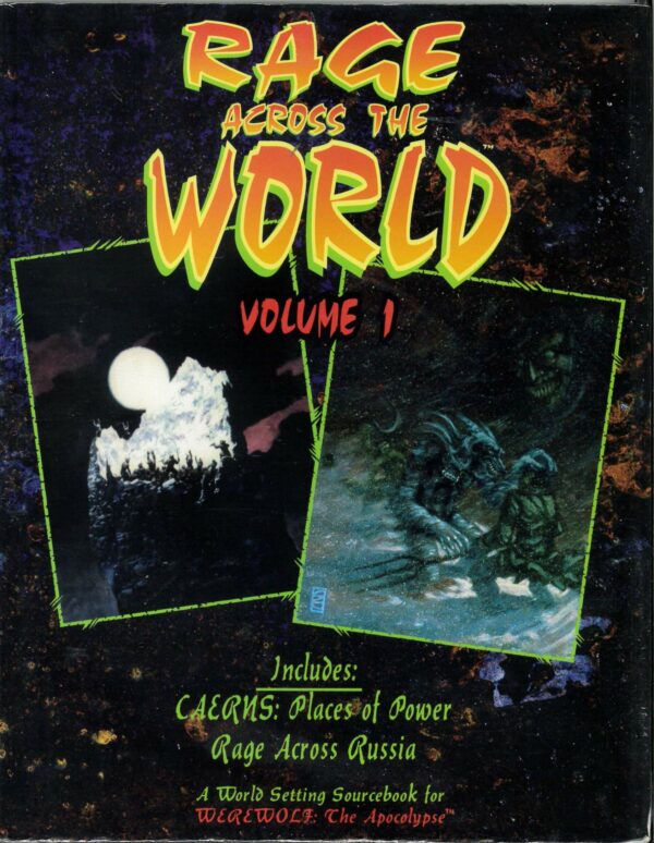 WEREWOLF THE APOCALYPSE RPG #3069: Rage Across the World Volume 1 – Brand New (NM) – 3069