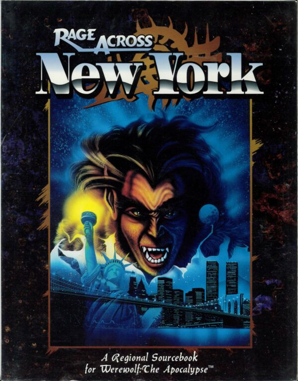 WEREWOLF THE APOCALYPSE RPG #3100: Rage Across New York – Brand New (NM) – 3100