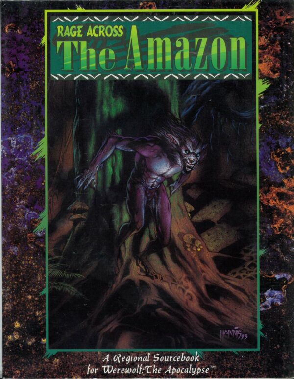 WEREWOLF THE APOCALYPSE RPG #3200: Rage Across the Amazon – Brand New (NM) – 3200