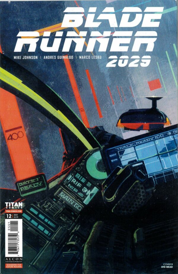 BLADE RUNNER 2029 #12: Syd Mead cover B